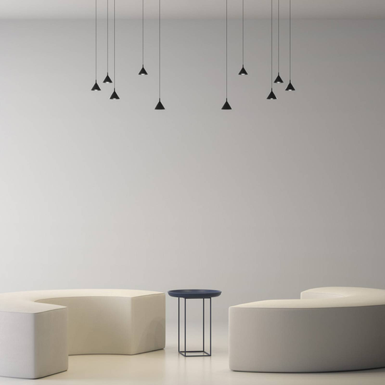 Axolight Jewel Mono pendel svart 2 700 K 38°