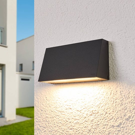 BEGA 22261K3 utomhusvägglampa grafit 3 000K 7,5 cm