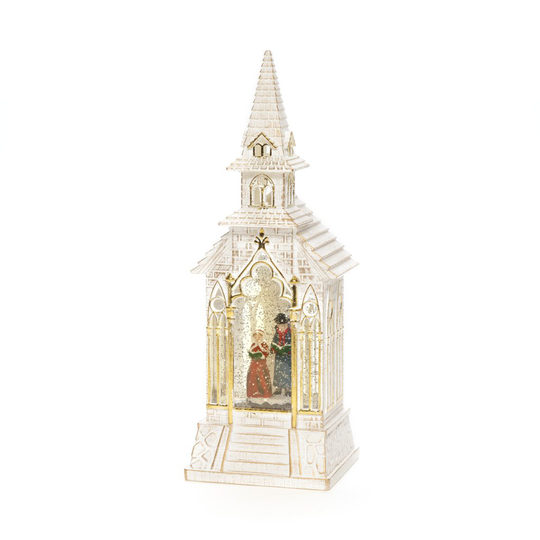 Vattenfylld lykta kyrka (Vit)