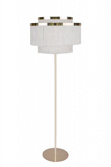 Frans golvlampa (Svart)