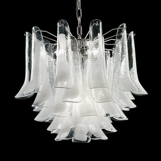 Muranoglastaklampa Tulipani, 45 cm