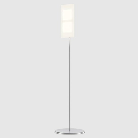 Med OLED:er - golvlampa OMLED One f2 vit