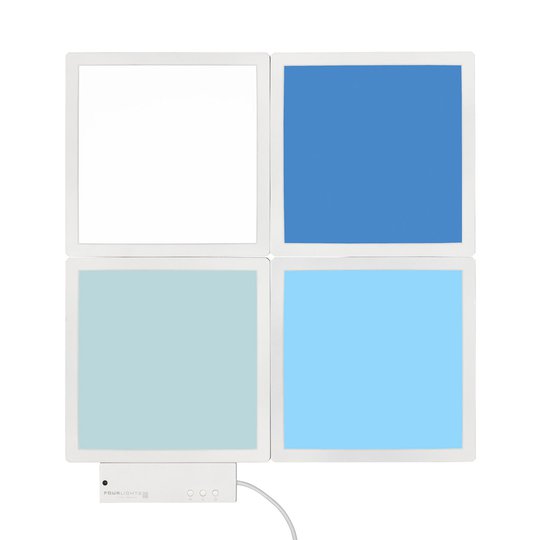 Modular LED-vägglampa Four Lights, startpaket