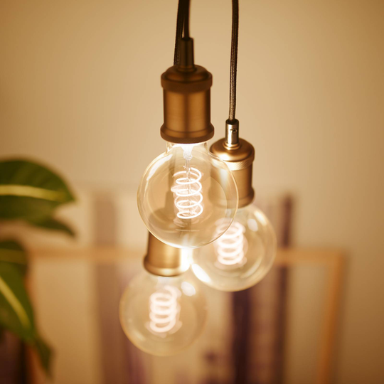 Philips hänglampa Vintage, E27-uttaget guld