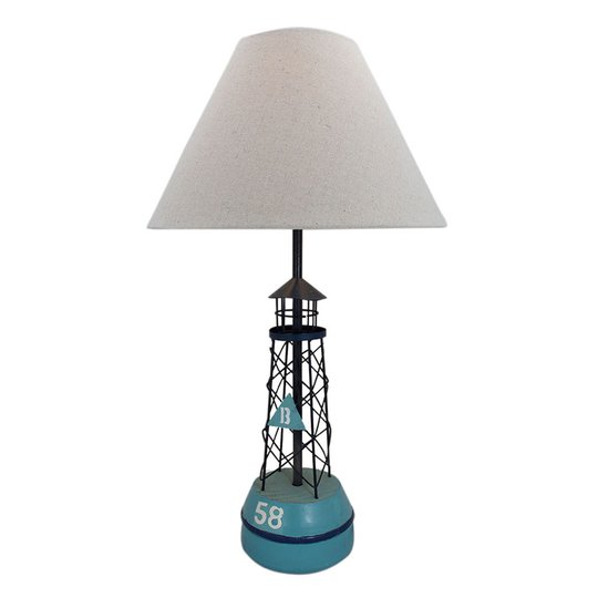 Bordslampa 5761 boj med textilskärm