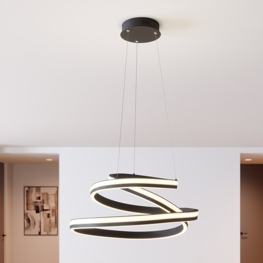 Lucande Emlyn LED-hänglampa 60 cm