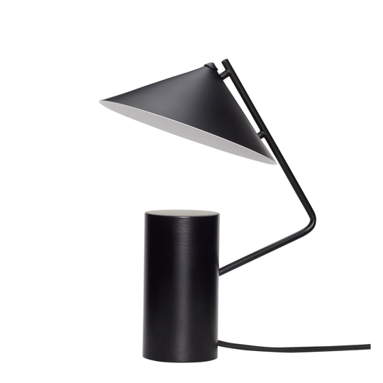 Sen bordslampa (Svart)