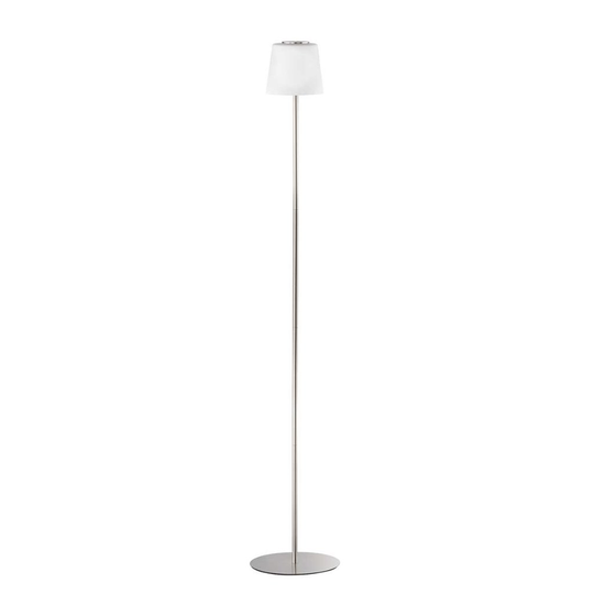 Genk golvlampa (Nickel)