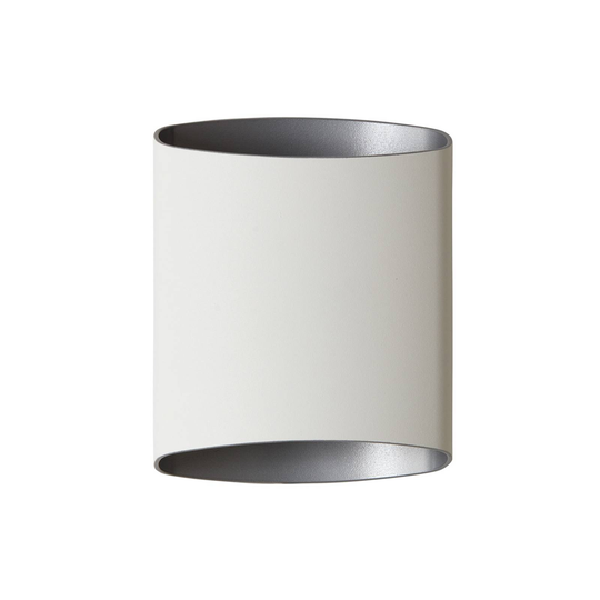 Vägglampa Sinne G9 up/down, vit/silver