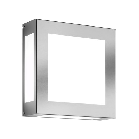 LED-utomhusvägglampa Aqua Legendo, rostfritt stål