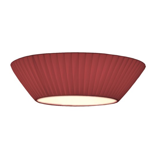 Enkel taklampa Emma 50 cm vinröd