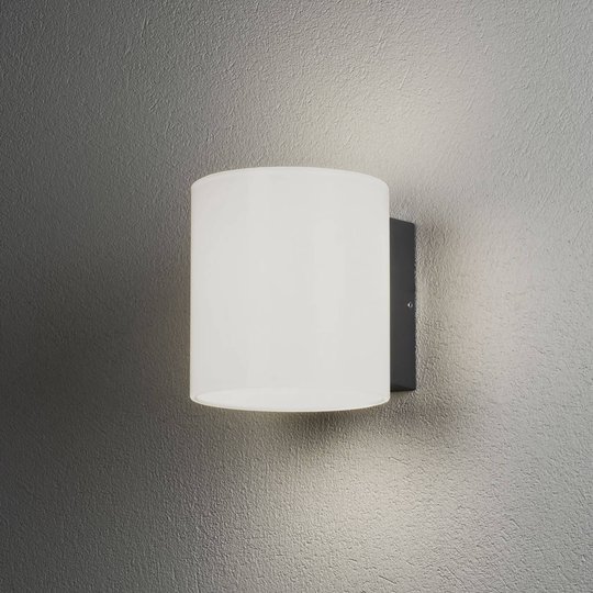 LED-utomhusvägglampa Foggia, 2 lampor