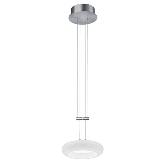 BANKAMP Centa hänglampa 1 lampa 20 cm nickel