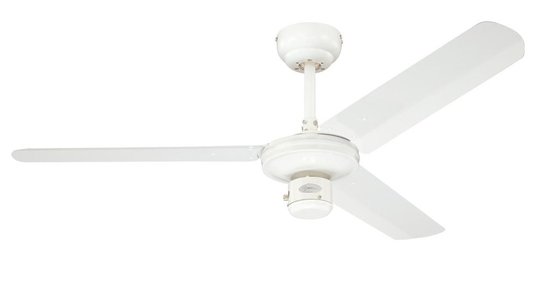 Industrial takfläkt vit 122cm (Vit)