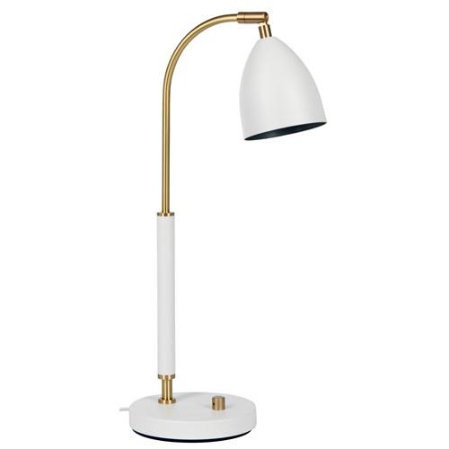 Deluxe skrivbordslampa (Vit)