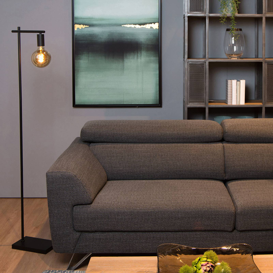 Golvlampa Leanne, svart