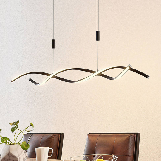 Lindby Welina LED-hänglampa, höjdinställbar