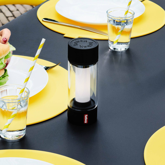 Fatboy LED-bordslampa Tjoepke, batteri, antracit
