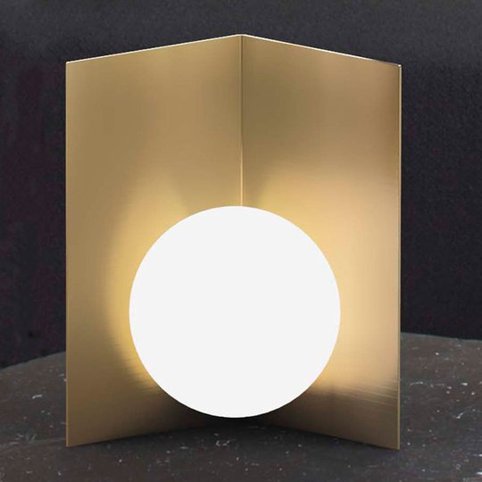 Bordslampa Balance stående guld satinerad