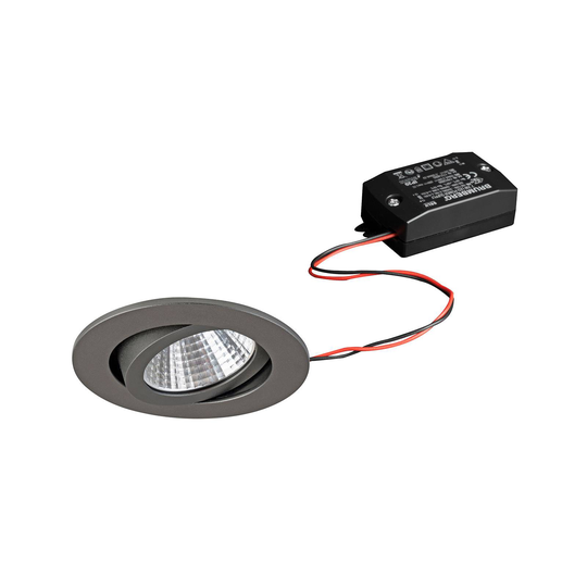 BRUMBERG LED-downlight 38° rund titan 3 000 K