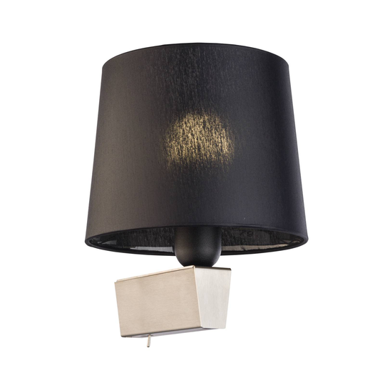 Vägglampa Chillin I med strömbrytare, svart