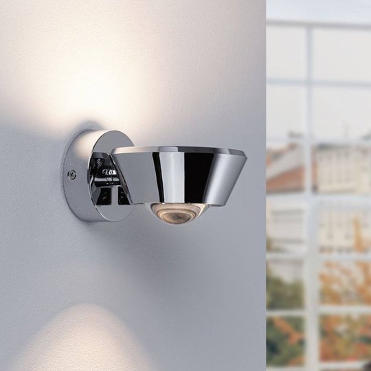 Paulmann Sabik LED-vägglampa krom