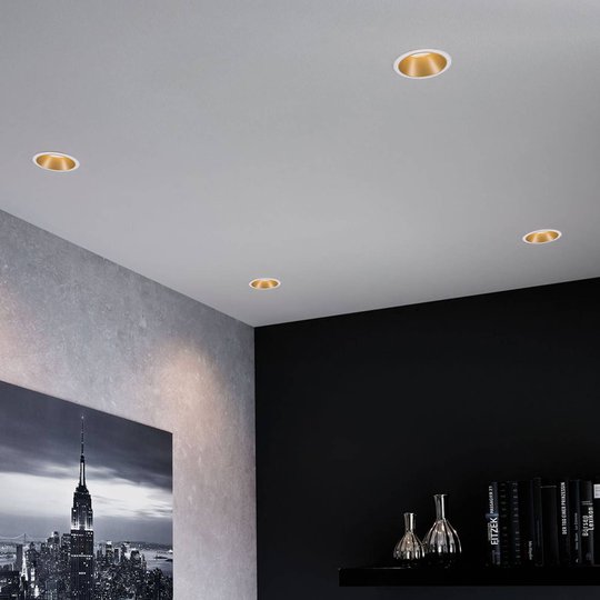 Paulmann Cole spotlight GU10, vit/guld