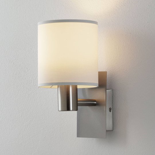 Lucande Patrik vägglampa rund vit