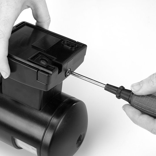LED-robotsäkerhetslampa med sensor