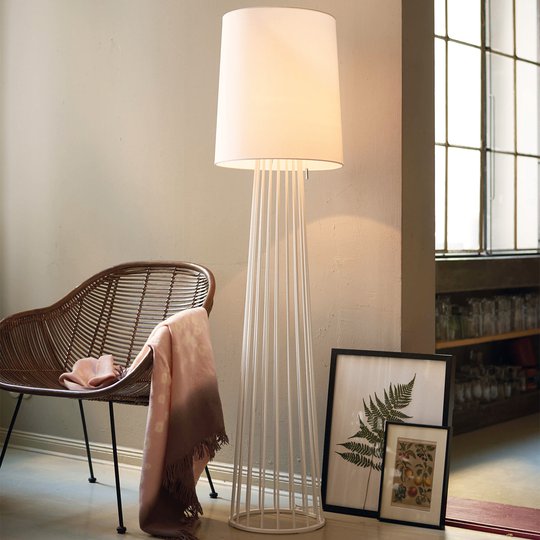 Villeroy & Boch Milano golvlampa med textilskärm