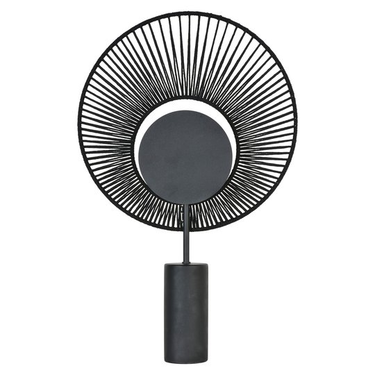 Forestier Oyster design-bordslampa, svart