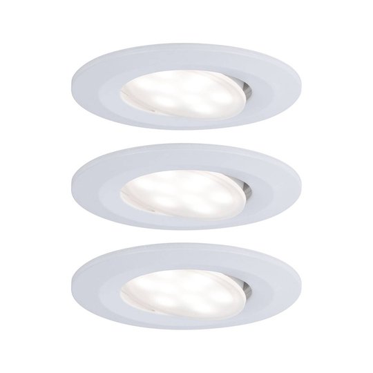 Paulmann LED-spot Calla dimbar 3-pack vit