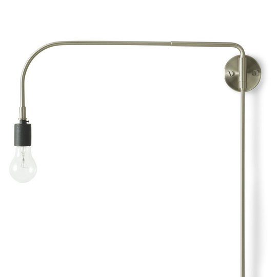 Warren vägglampa (Borstat stål)