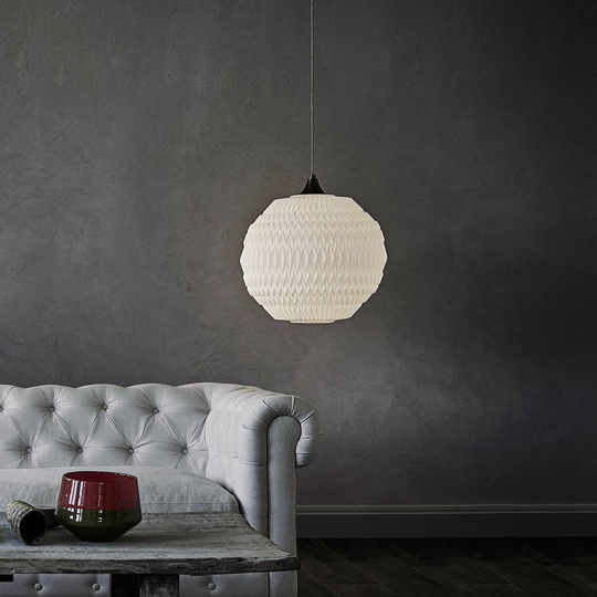LE KLINT Caleo 3 hänglampa, Ø 50 cm, vit