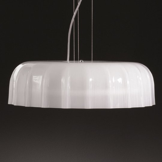 Modern hänglampa Big Cap vit