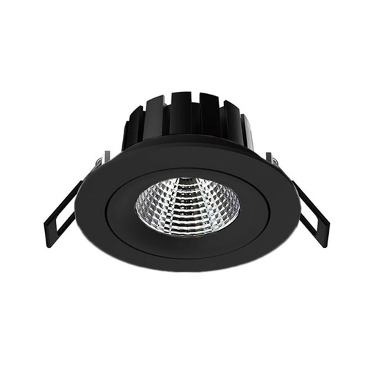 SLC DL04 LED-inbyggnadslampa svart 3 000 K