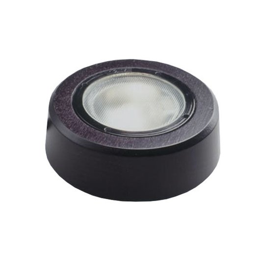 Ljusplatta Ø90 LED (Svart)