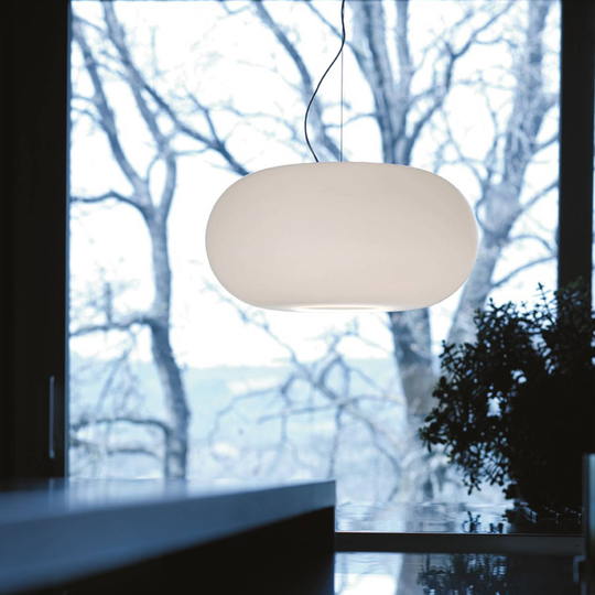 Prandina Over S5 LED-pendellampa, Ø 42 cm