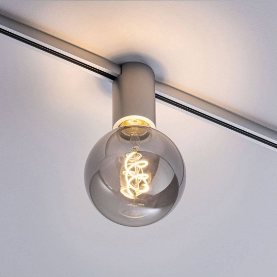 Paulmann URail Ceiling Socket E27, krom matt