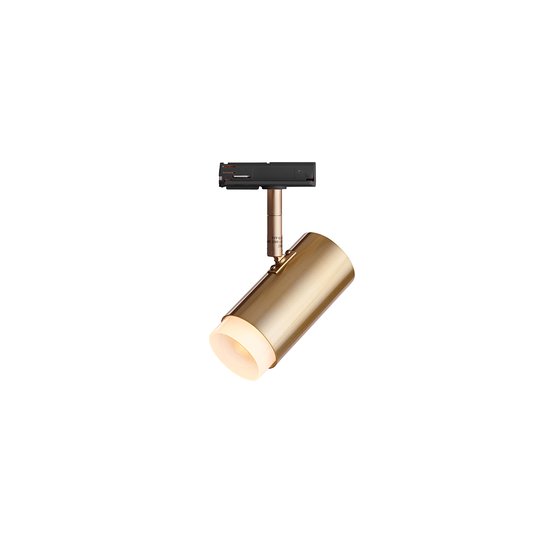 Cato Q spotlight mässing/svart adapter Global 1-fas