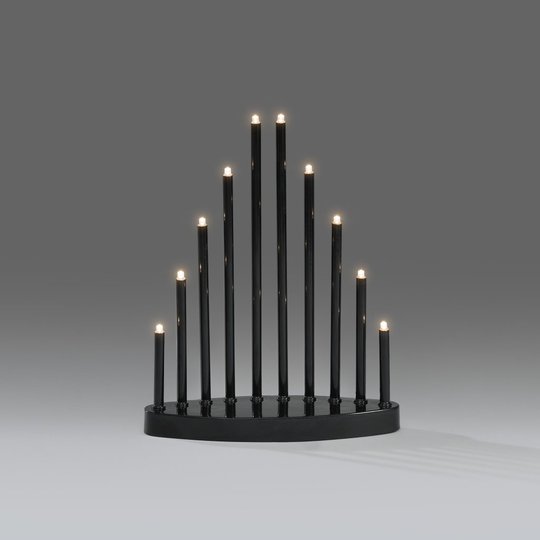 Elljusstake 10L LED (Svart)