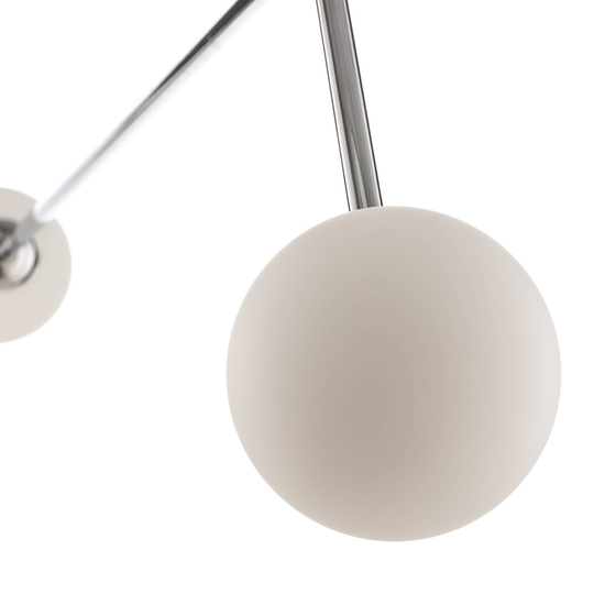 Hänglampa Pure, 2 lampor, krom