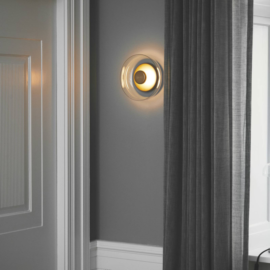 Nuura Blossi Wall/Ceiling LED-vägglampa, klar