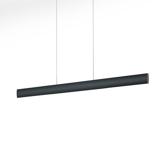 LED-hänglampa Runa, svart, längd 92 cm