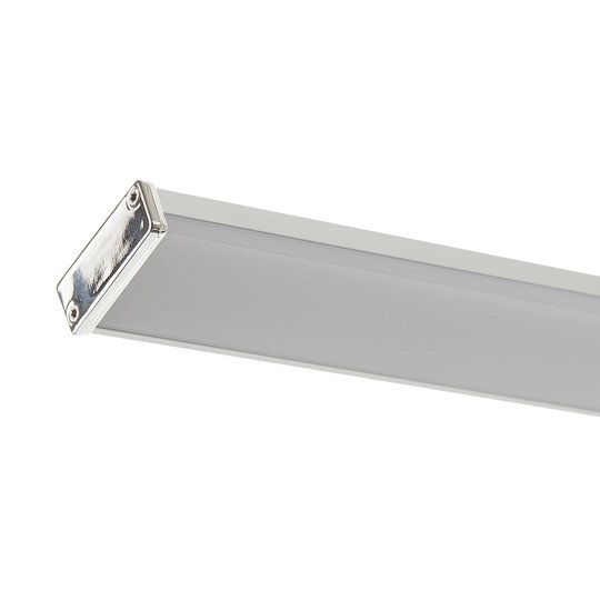 Lucande Pamela LED-spegellampa krom 120 cm