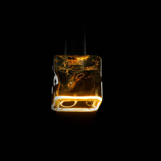 SEGULA LED Ice-Cube E27 8 W 2 000 K rökgrå