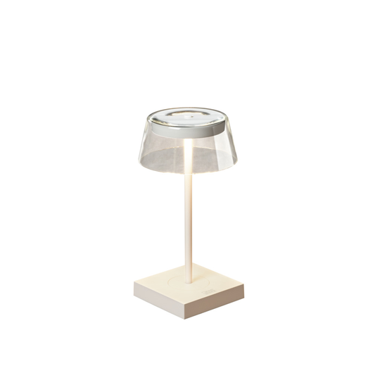 Scilla bordslampa vit USB (Vit)