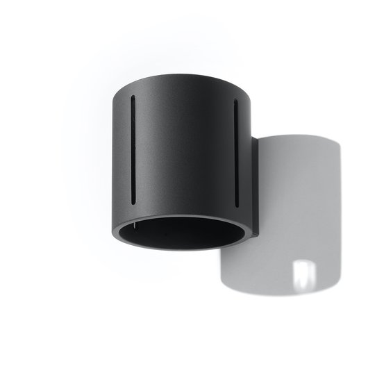 Vägglampa Topa up/down, svart kropp