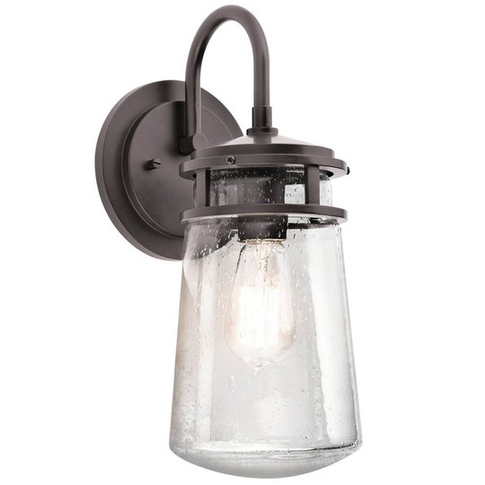 Vägglampa Lyndon med 38,1 cm glasskärm