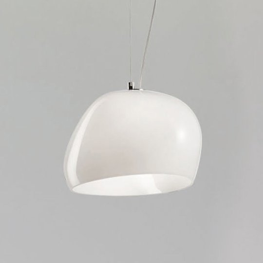 Hänglampa Surface Ø 27 cm, E27 vit/mattvit